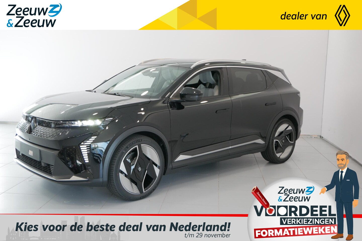 Renault Scenic E-Tech - EV87 long range iconic Uit voorraad leverbaar OP = OP - AutoWereld.nl