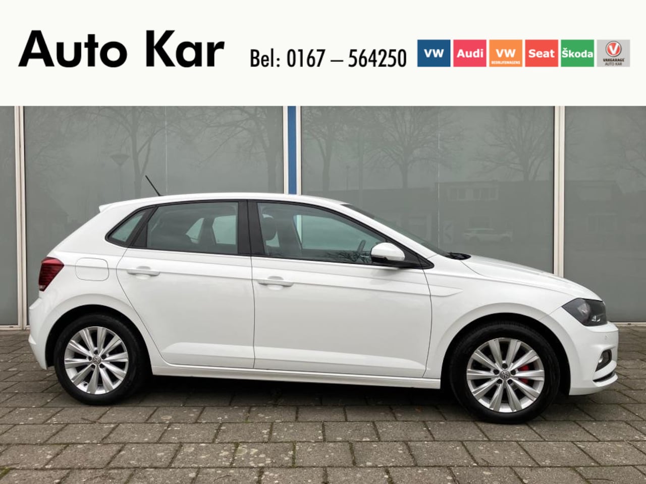 Volkswagen Polo - 1.0 TSI Highline Climatronic Navigatie Parkeersensoren - AutoWereld.nl