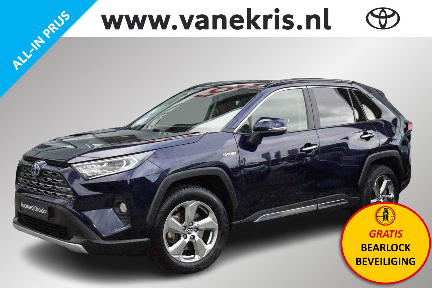 Toyota RAV4 - 2.5 Hybrid Executive 2.5 Hybrid Executive, Trekhaak ,JBL, Dodehoek detectie, 360 Camera, Parkeersensoren - AutoWereld.nl