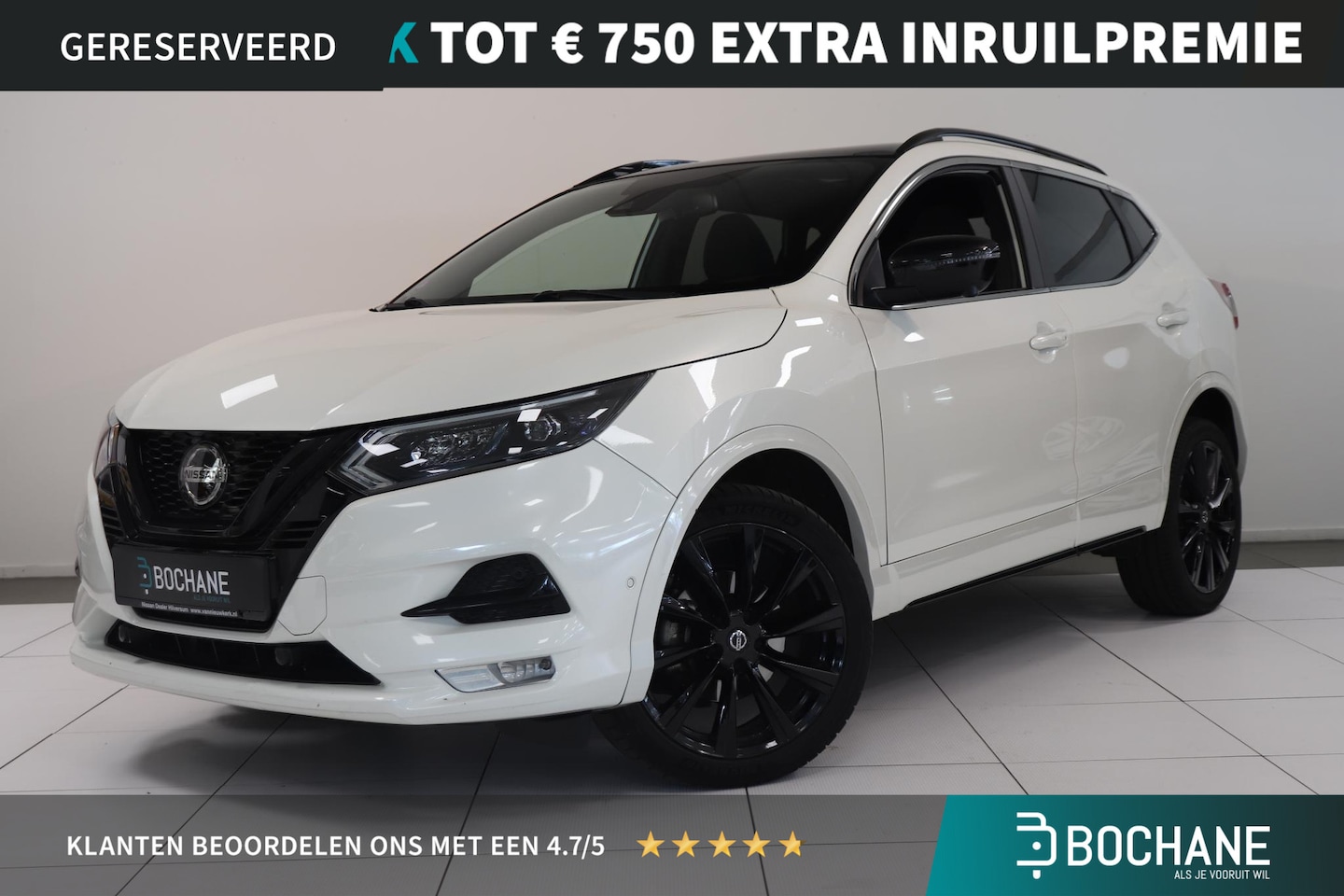 Nissan Qashqai - 1.3 DIG-T N-Tec | 360 Camera | Navigatie | Panoramadak | Half Leder | Adaptieve Cruise con - AutoWereld.nl