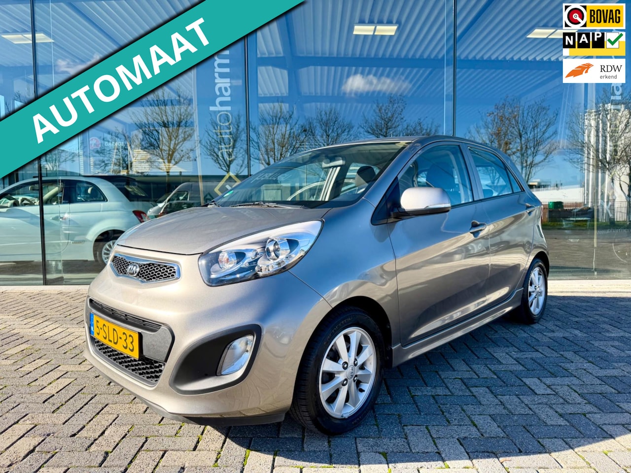 Kia Picanto - 1.2 CVVT automaat Plus Pack, NAP, 5-deurs, Cruise Control - AutoWereld.nl