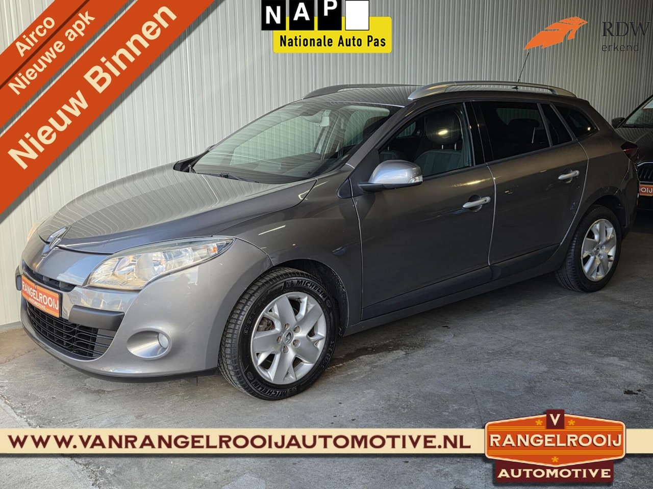 Renault Mégane Estate - 1.6, clima, cruise, pdc, navi, keyless - AutoWereld.nl