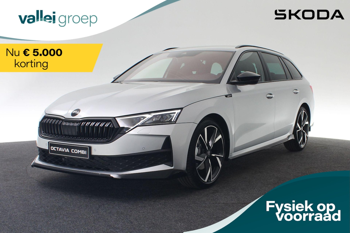 Skoda Octavia Combi - Sportline Business 1.5 TSI MHEV 110 kW / 150 pk | 19 inch | Spoilerset - AutoWereld.nl