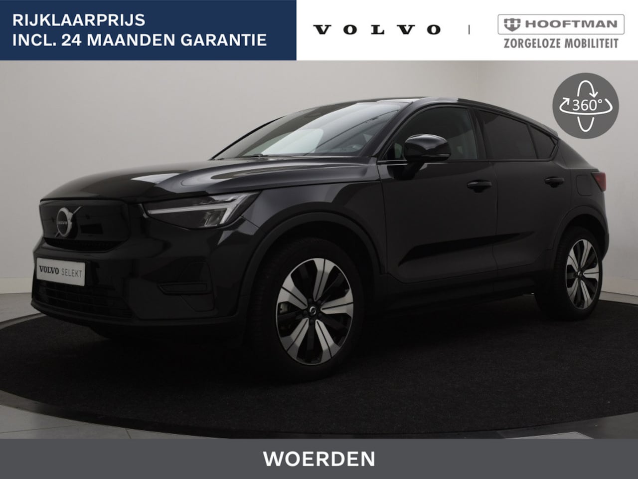 Volvo C40 - RECHARGE PURE ELECTRIC PLUS 19INCH ACC BLIS CAMERA PANORAMADAK - AutoWereld.nl