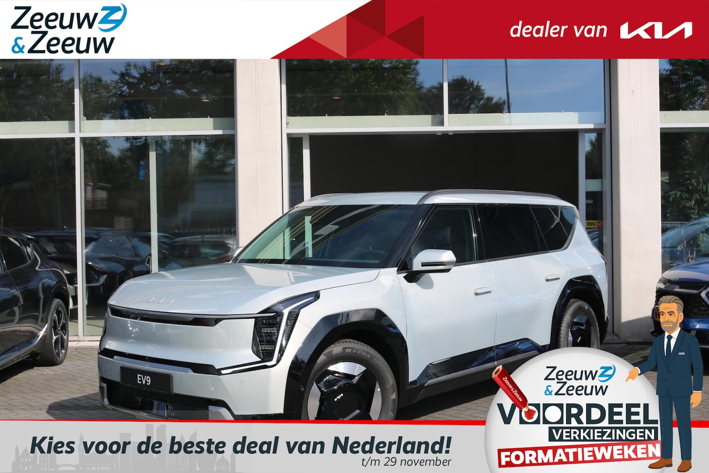 Kia EV9 - Air 99.8 kWh | RWD | €4000,- inruilpremie | Financial lease 2.99% | 7-zitter | Actieradius - AutoWereld.nl