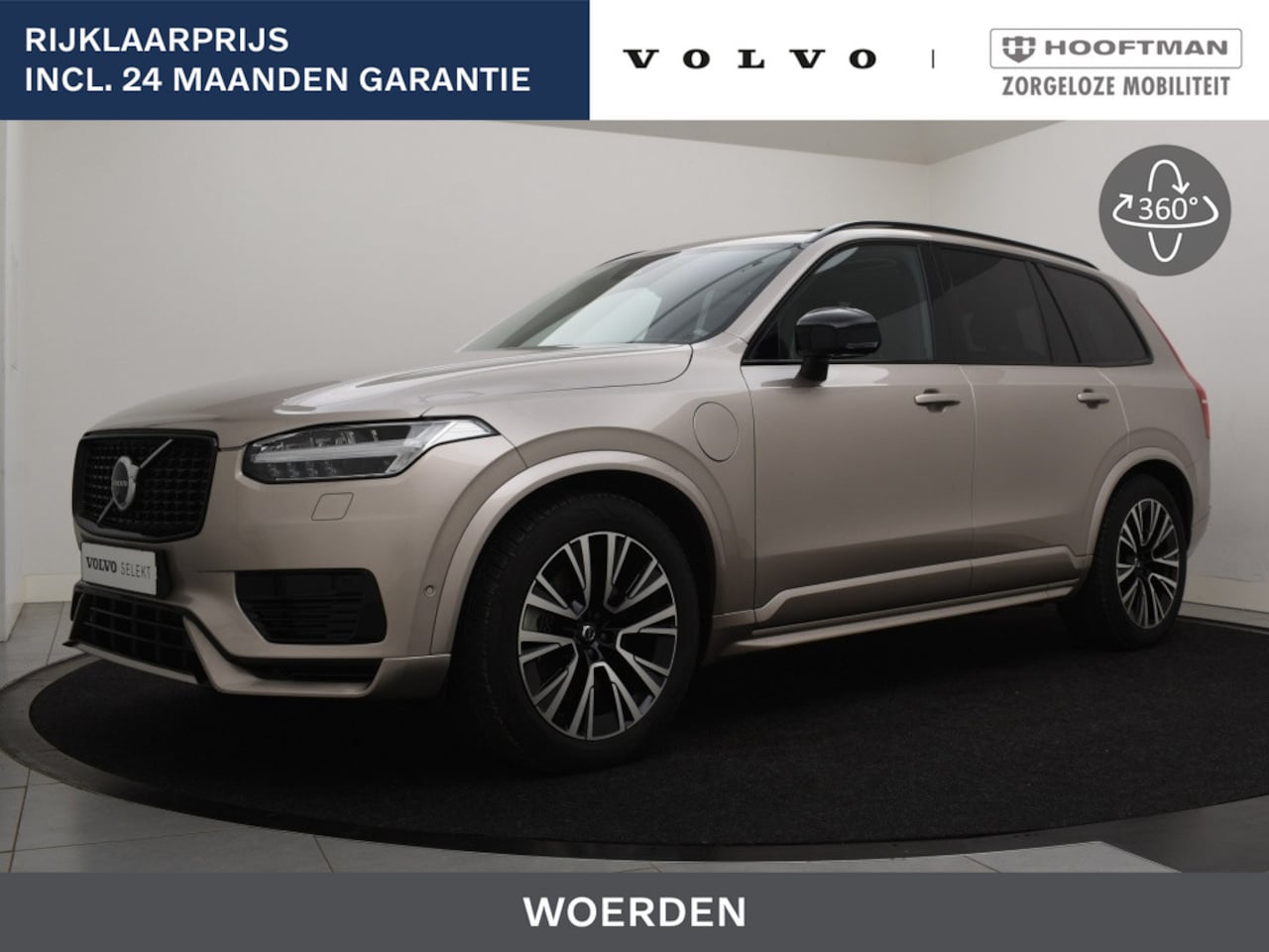 Volvo XC90 - T8 PLUG-IN HYRBID ULTRA DARK SCHUIFDAK BOWERS&WILKINS LUCHTVERIN - AutoWereld.nl