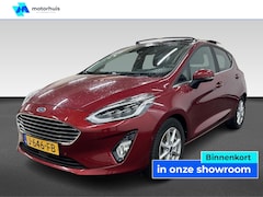 Ford Fiesta - 1.0 EcoBoost 125PK AUTOMAAT 5DRS TITANIUM X NAVI TEL PDC SCHUIFDAK NAP