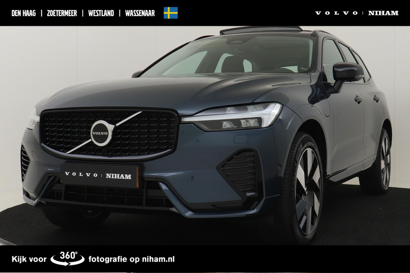 Volvo XC60 - T6 PLUG-IN HYBRID AWD ULTRA DARK -PANO.DAK|HEAD-UP DISP.|360°CAM|TREKHAAK|HK-AUDIO - AutoWereld.nl