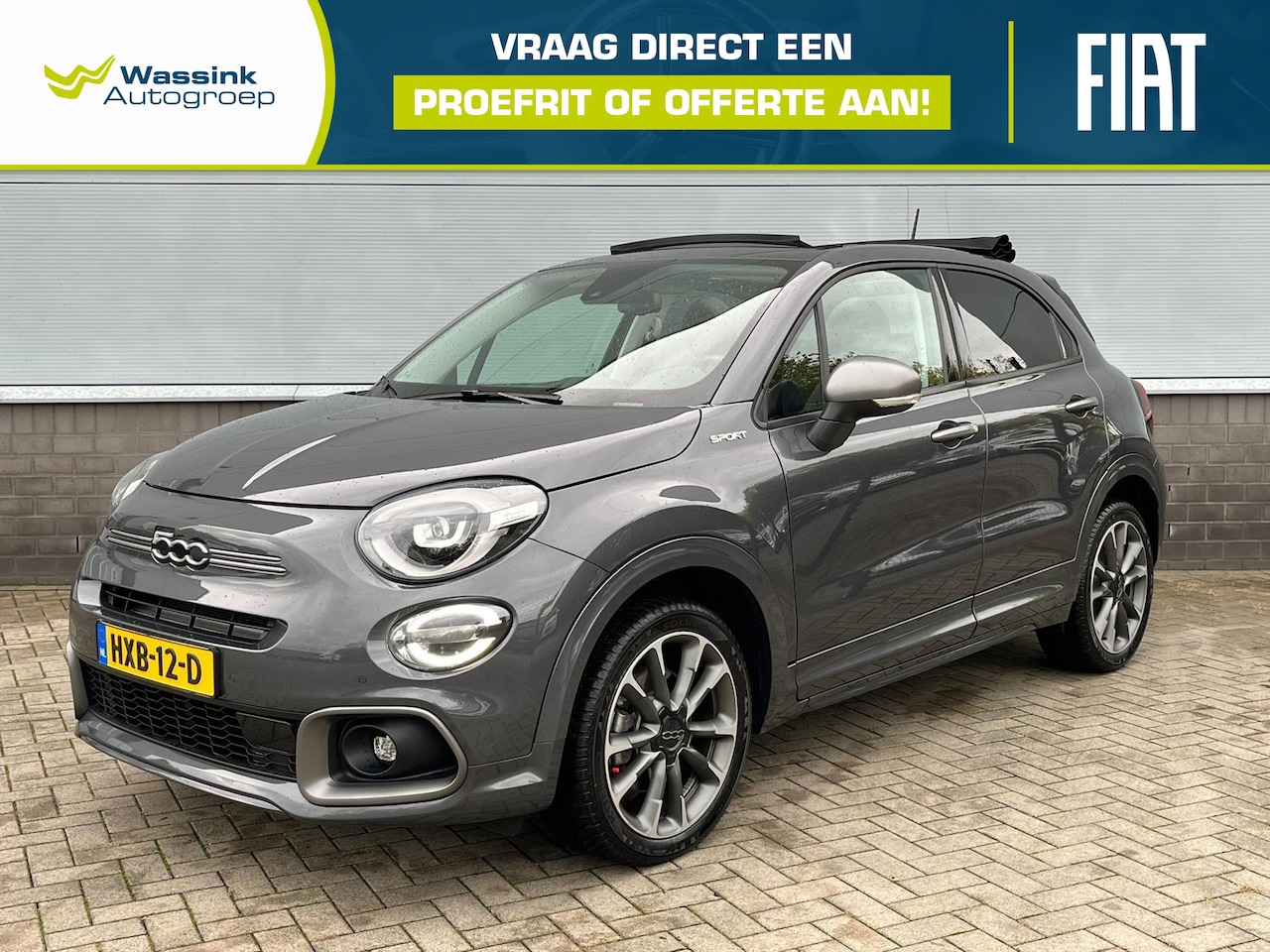 Fiat 500 X - Cabriolet 1.5 Hybrid 130pk DCT I U Connect Navigatie - AutoWereld.nl
