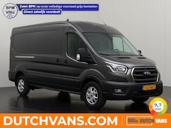 Ford Transit - 2.0TDCI 130PK Automaat L3H2 | Navigatie | Camera | 3-Persoons | Airco | Betimmering | Crui
