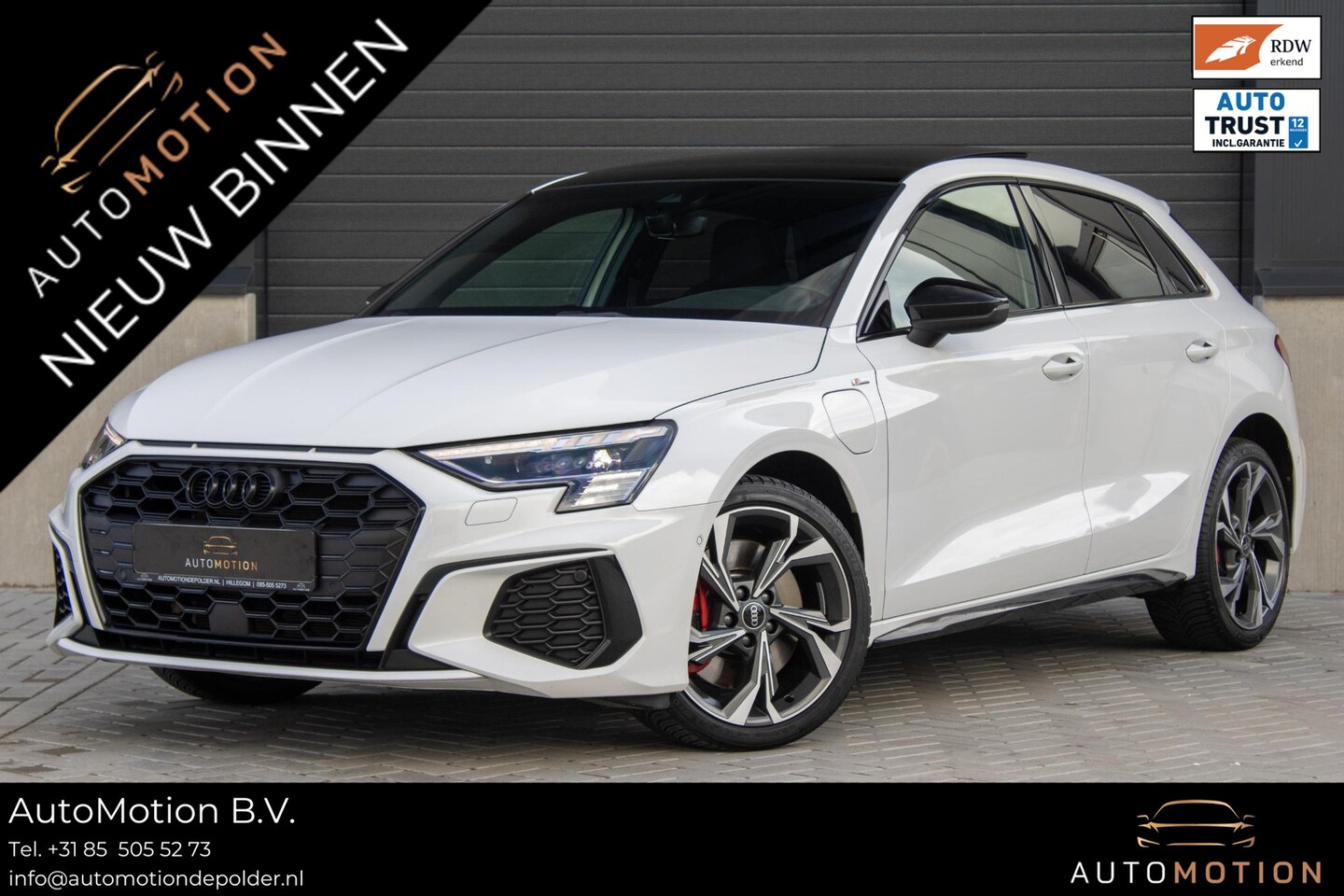 Audi A3 Sportback - 45 TFSI e Sedition Comp. PANO MATRIX S LINE CAMERA - AutoWereld.nl