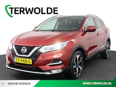 Nissan Qashqai - 1.2 Tekna + | AUTOMAAT | Trekhaak | Panorama dak | 360 Camera | Stoelverwarming |