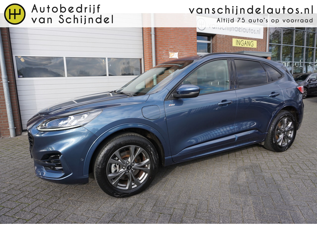 Ford Kuga - 2.5 PHEV ST-LINE VOLLEDIG DEALER ONDERHOUDEN! AFN.TREKHAAK 1500KG TREKGEWICHT 360CAMERA AL - AutoWereld.nl