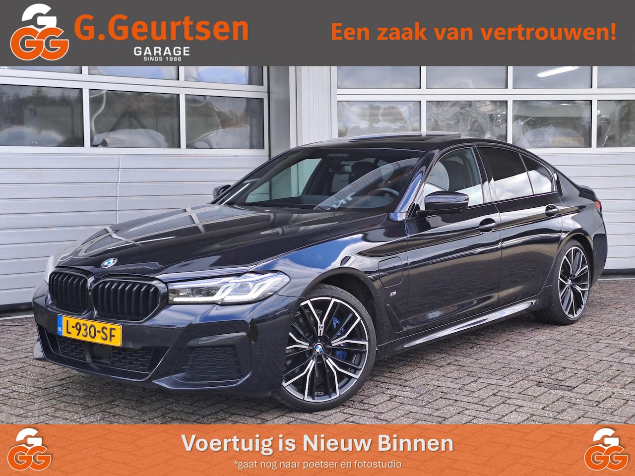 BMW 5-serie - 520e High Executive 520e High Executive, M-Sport, Schuif/Kanteldak, ACC, Laser, Merino Leder, 360Camera, Harma - AutoWereld.nl