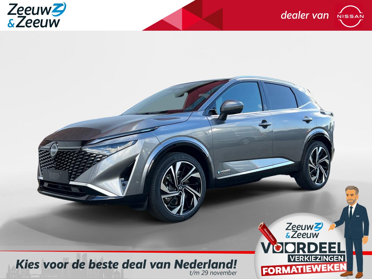 Nissan Qashqai - 1.5 e-Power Tekna Plus |Nieuwste Model| Nu in prijs verlaagd! +€ 6500 KORTING!! | DIVERSE - AutoWereld.nl