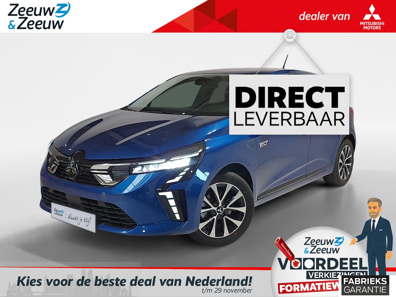 Mitsubishi Colt - 1.6 HEV Intense | €2.500,- Voorraad Korting | OP = OP | 8 jaar garantie | - AutoWereld.nl