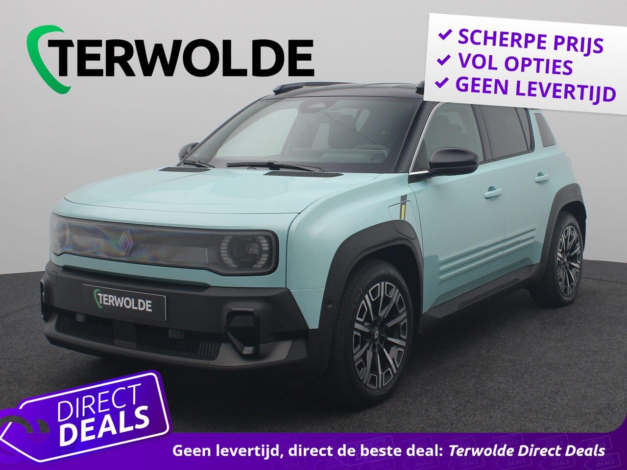 Renault 4 - comfort range iconic 52 kWh | Warmtepomp | Adaptive Cruise Control | Elektrische achterkle - AutoWereld.nl