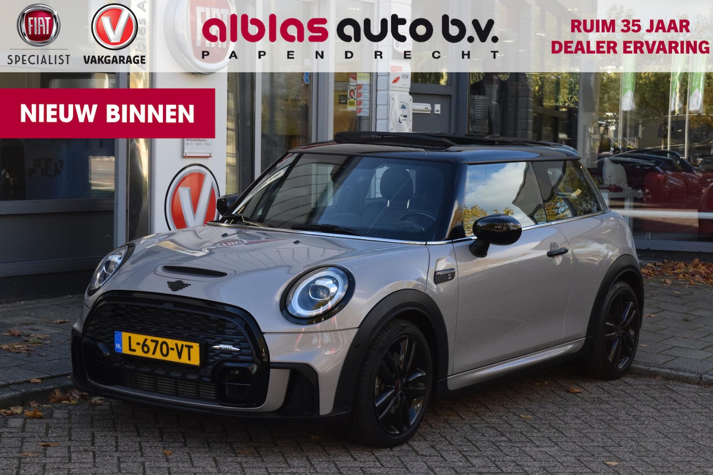 MINI John Cooper Works - Mini 2.0 S JCW|Dak|Leer|Orig.NL|VOL!!! - AutoWereld.nl