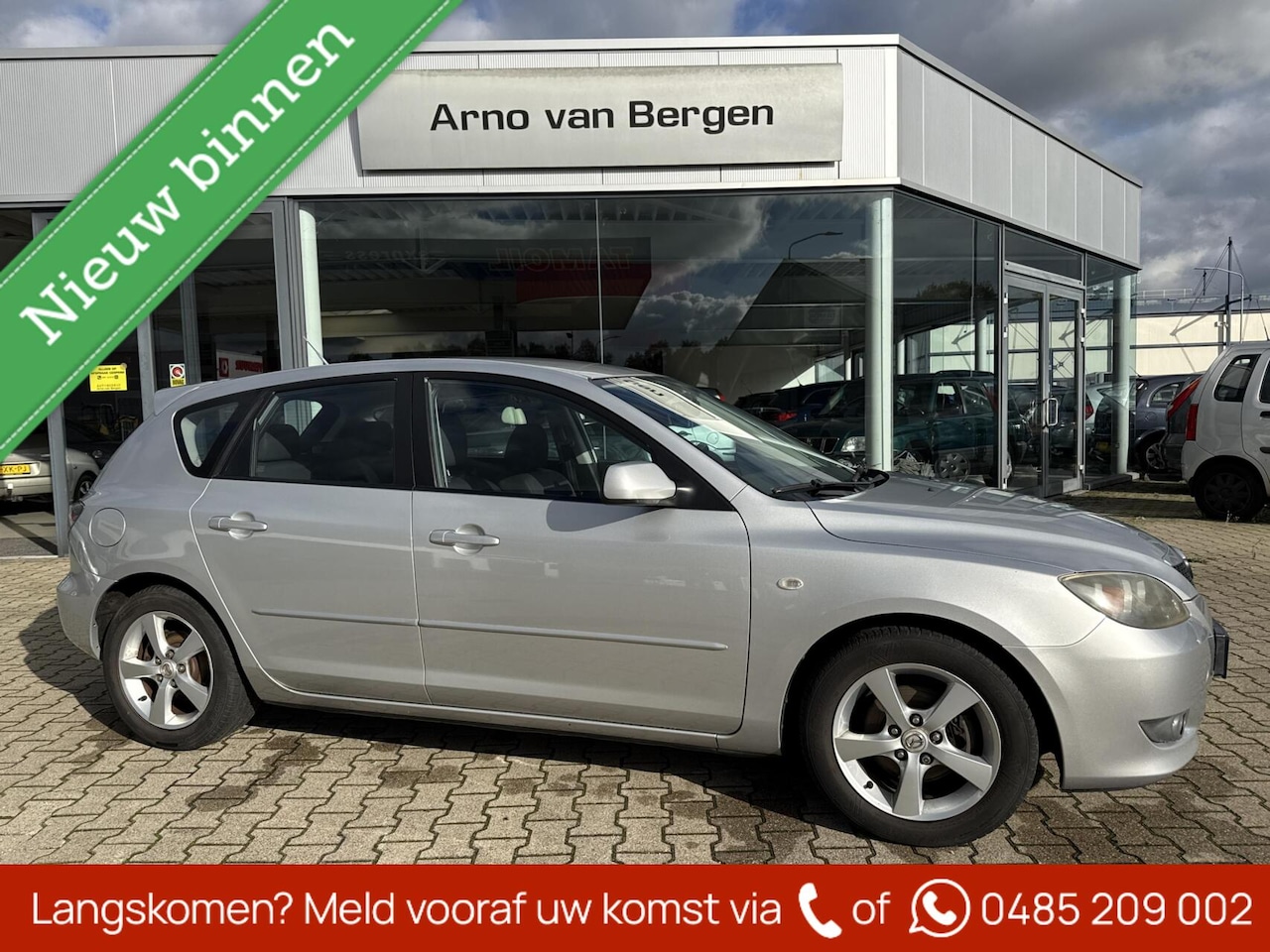 Mazda 3 - 1.6 S-VT Touring 1.6 S-VT Touring, airco, parkeersensor, achterspoiler, lm-velgen, mistlampen, nette auto ! - AutoWereld.nl