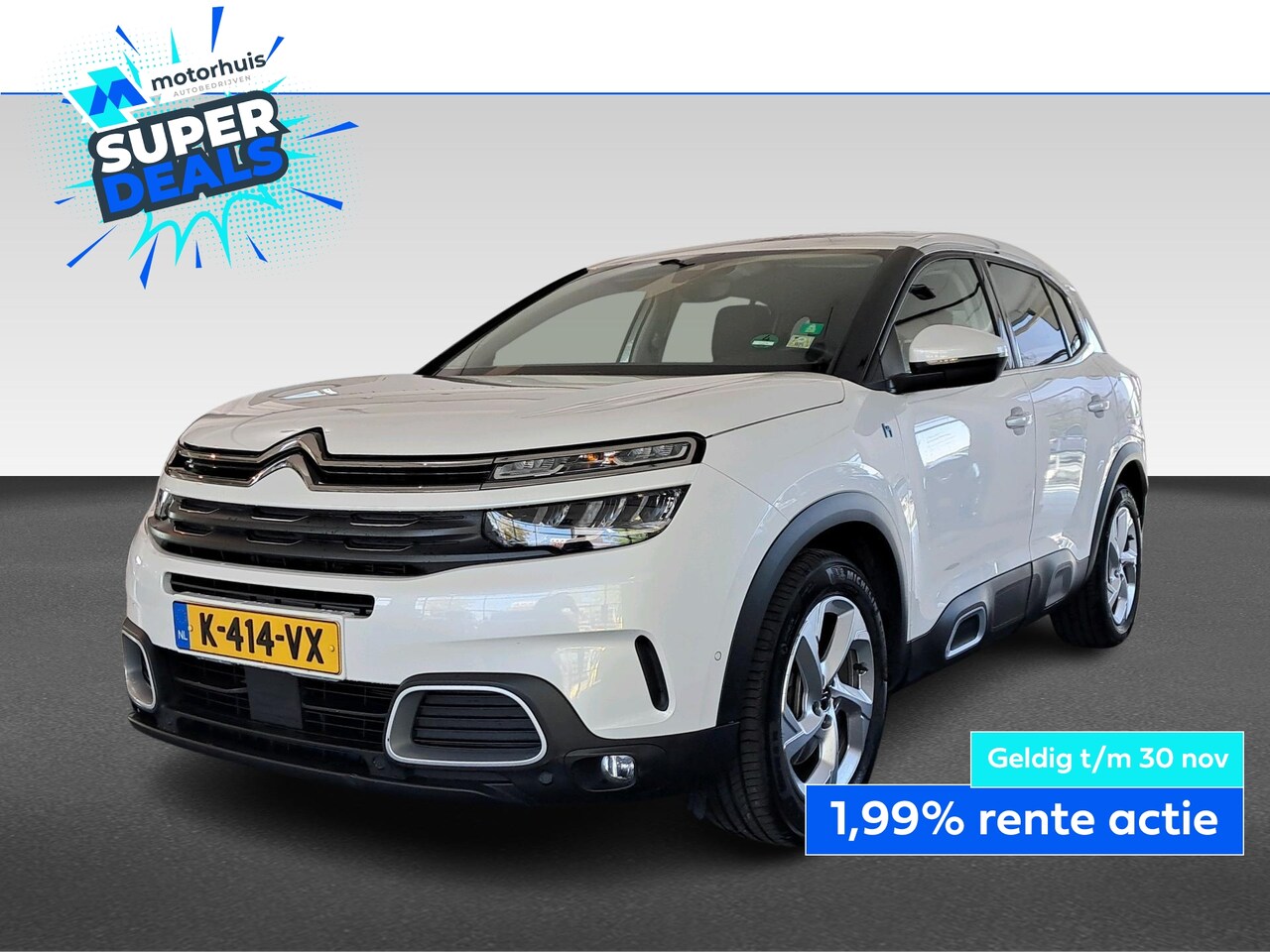 Citroën C5 Aircross - 1.6 HYBRID PHEV 225PK EAT8 BUSINESS NAVI CAMERA KEYLESS ECC NAP - AutoWereld.nl