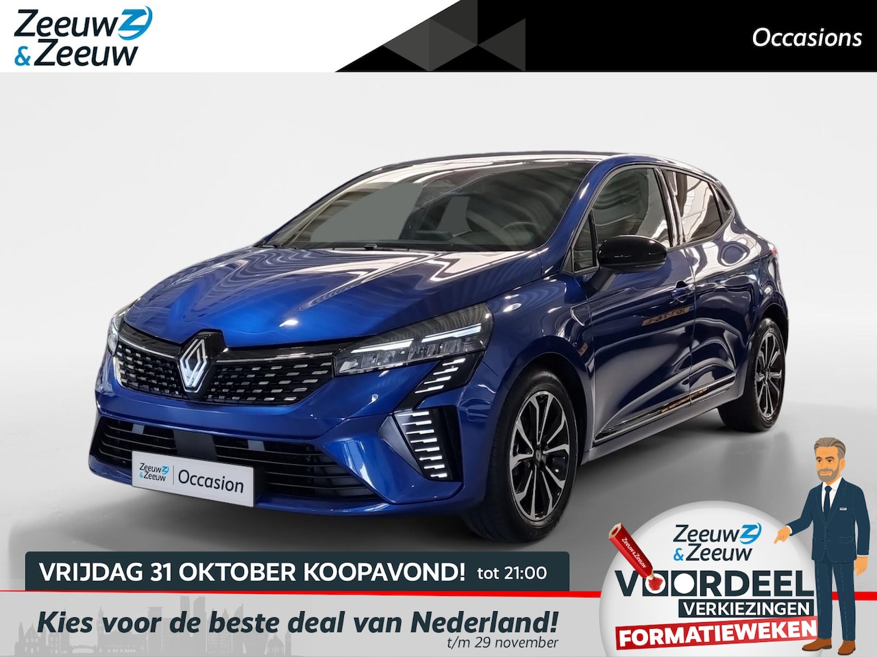 Renault Clio - 1.0 TCe 90 GPF techno * Carplay * Camera * LM Velgen 16" * Cruise Control * - AutoWereld.nl