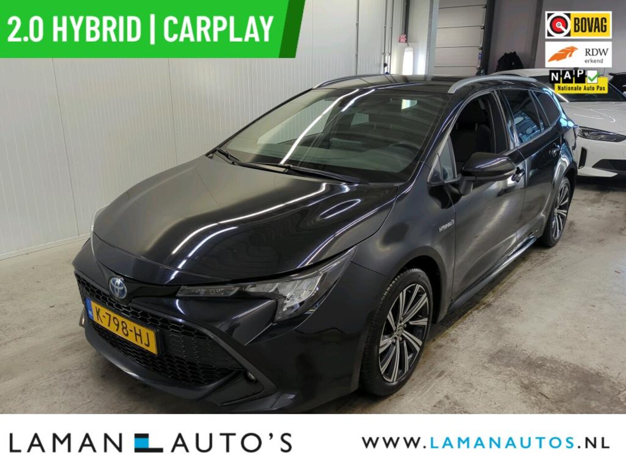 Toyota Corolla Touring Sports - 2.0 Hybrid 184pk Business Plus | CarPlay Halfleder 17" LMV ECC LED ACC Camera Metallic | H - AutoWereld.nl