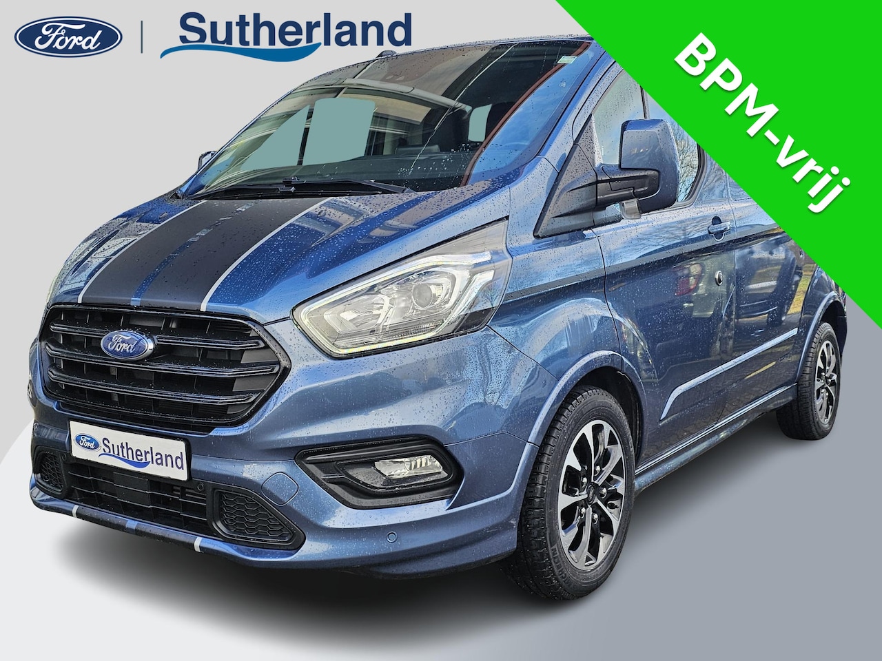 Ford Transit Custom - 310 2.0 TDCi 185pk Automaat Sport L1H1 | Navigatie | Camera | Stoelverwarming | Sortimo in - AutoWereld.nl