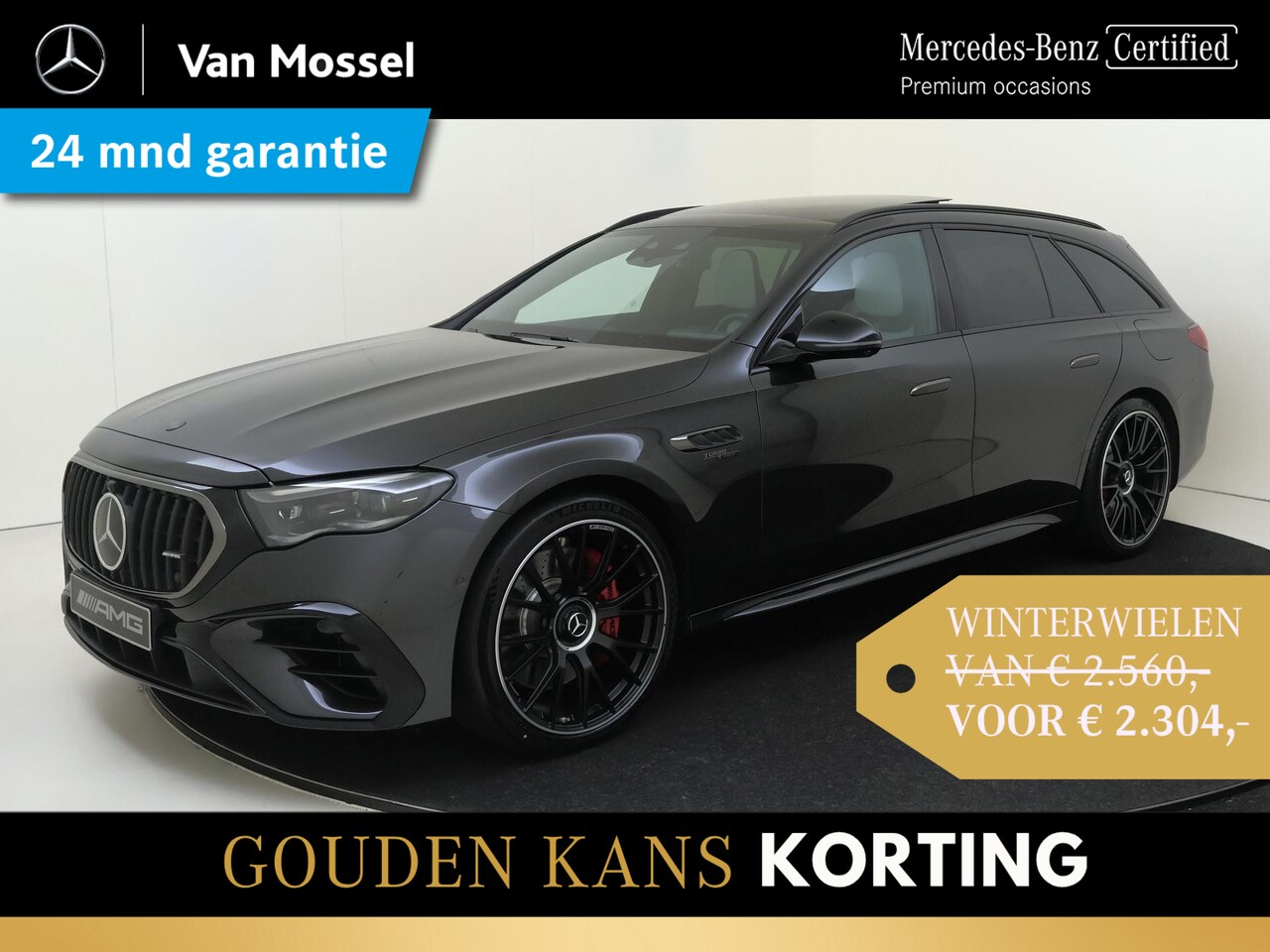 Mercedes-Benz E-klasse Estate - AMG 53 4MATIC+ Premium /Panoramadak /AMG DYNAMIC PLUS /Rijassistentiepakket /Elek Trekhaak - AutoWereld.nl