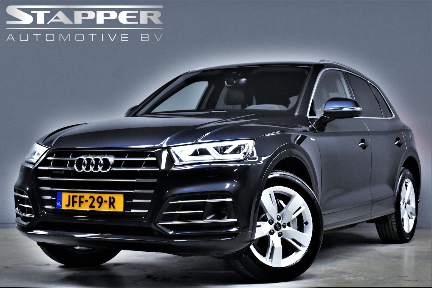 Audi Q5 - 55 TFSIe 367pk Quattro S-Line 1e Eig. Dealer OH Virtual/Keyless/H.Leer/Navi/Led/Stoelverw. - AutoWereld.nl
