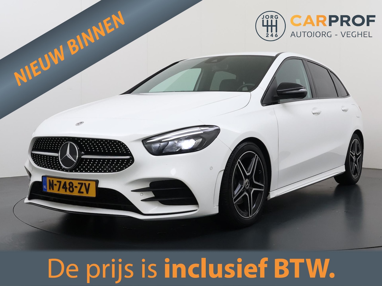 Mercedes-Benz B-klasse - 180d Business Solution AMG Trekhaak | Stoelverwarming |  NAP - AutoWereld.nl
