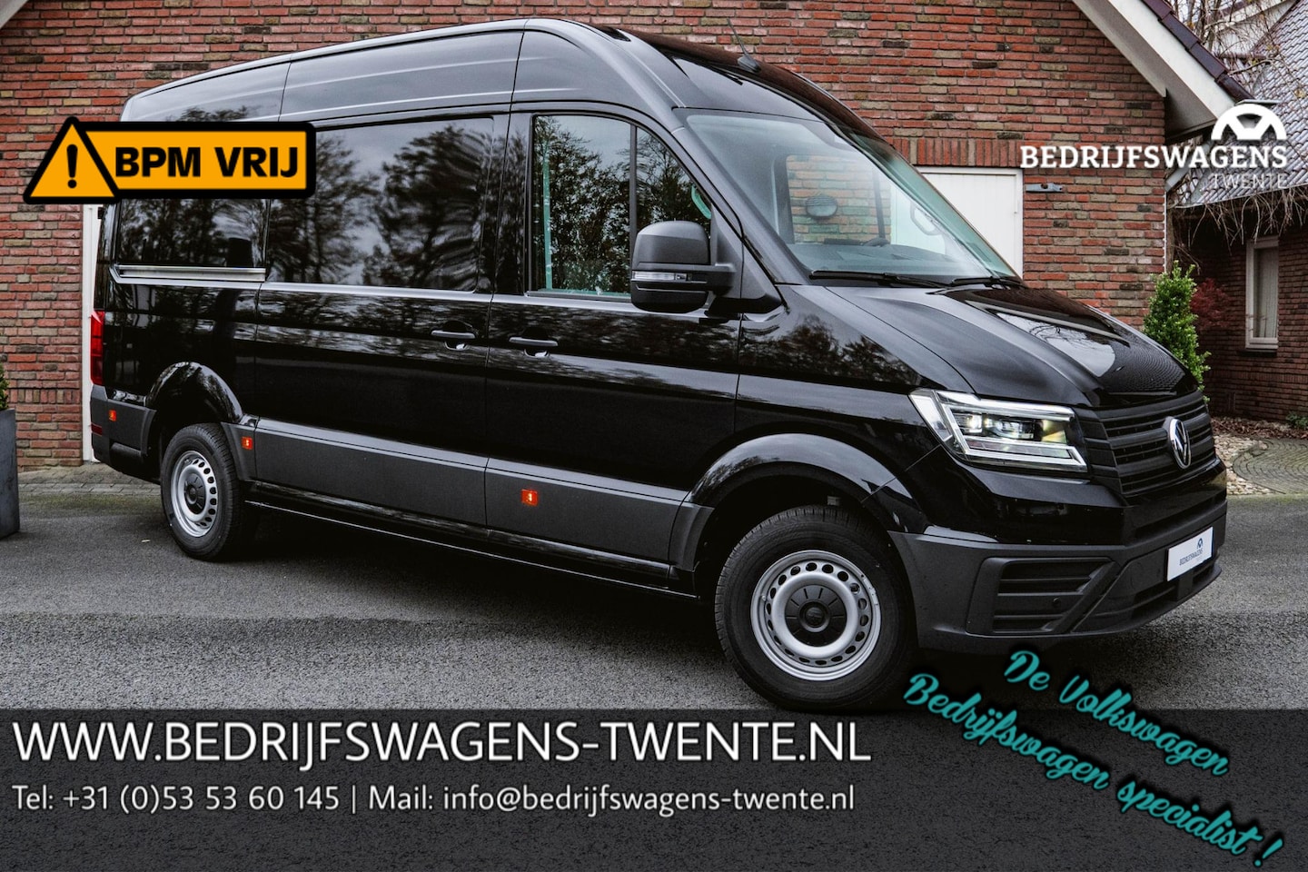 Volkswagen Crafter - 2.0 TDI 140PK Automaat L3H3 2x Schuifdeuren LED | NAVI | Camera | Trekhaak | Airco | - AutoWereld.nl