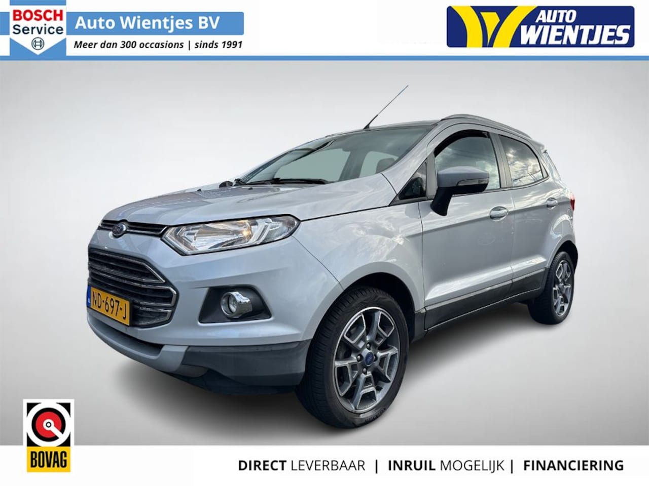 Ford EcoSport - 1.0 EcoB 92kw | Titanium | Airco-Ecc | Navi | Half Leer - AutoWereld.nl