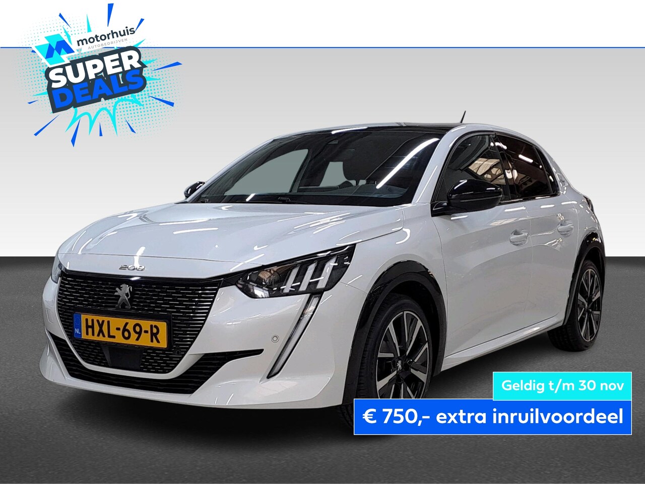 Peugeot 208 - 1.2 PureTech 100PK GT-LINE NAVI FULL LED CAMERA 17INCH PANODAK - AutoWereld.nl