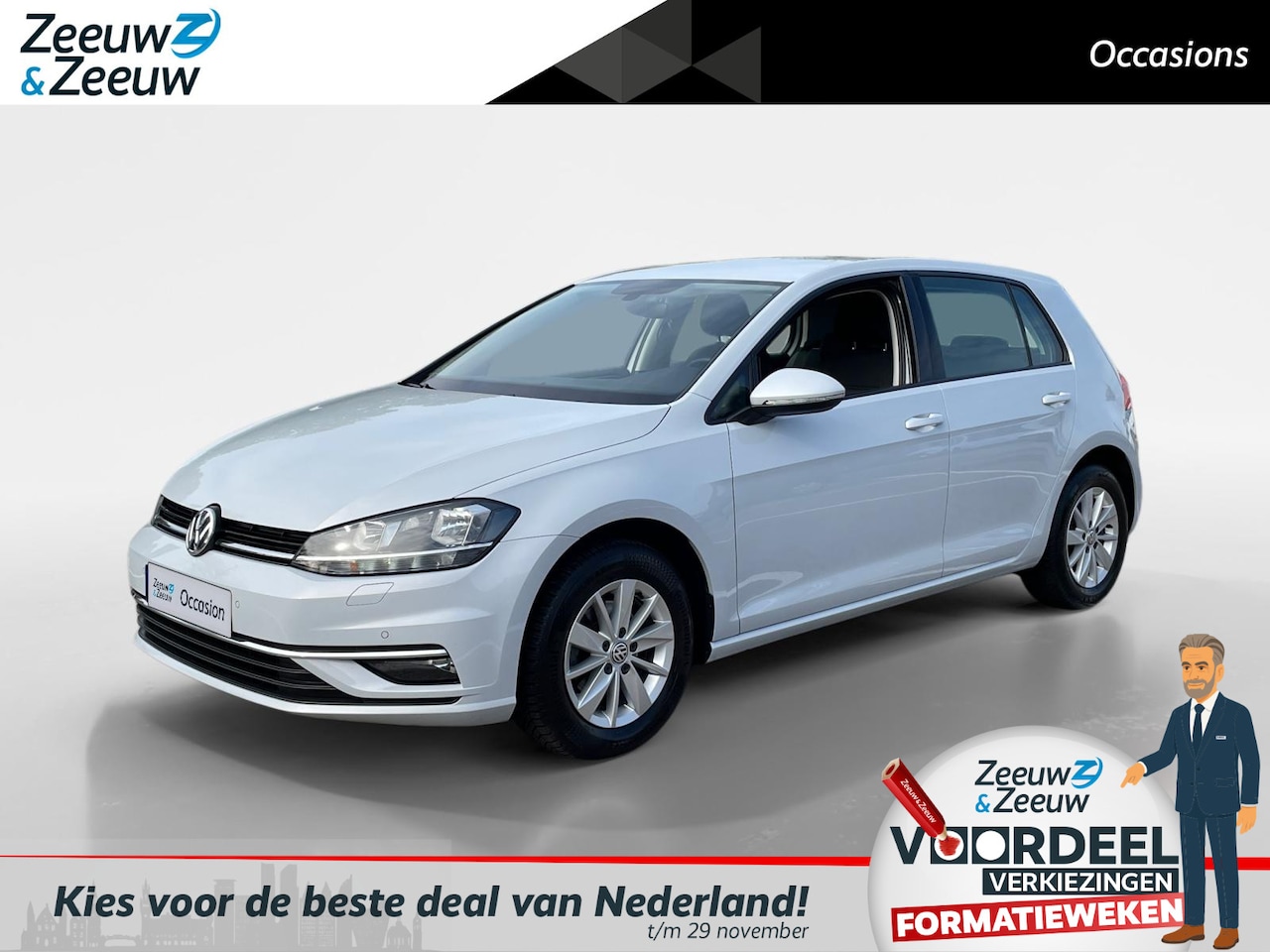 Volkswagen Golf - 1.0 TSI Comfortline DSG | Stoelverwarming | Navi | Climate control | Camera - AutoWereld.nl