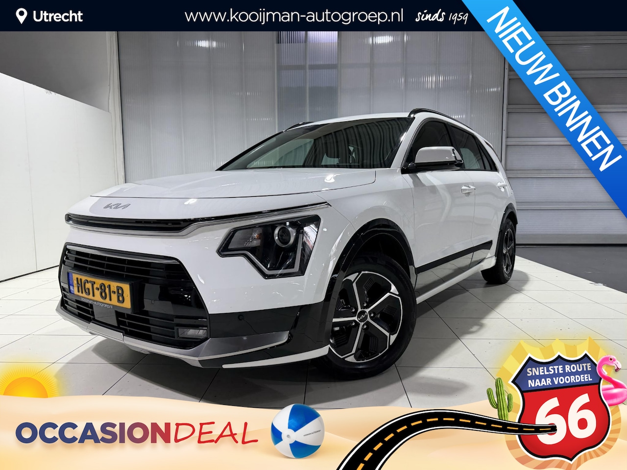 Kia Niro - 1.6 GDi Hybrid DynamicLine Apple Carplay/Android Auto, Navigatie, Camera - AutoWereld.nl