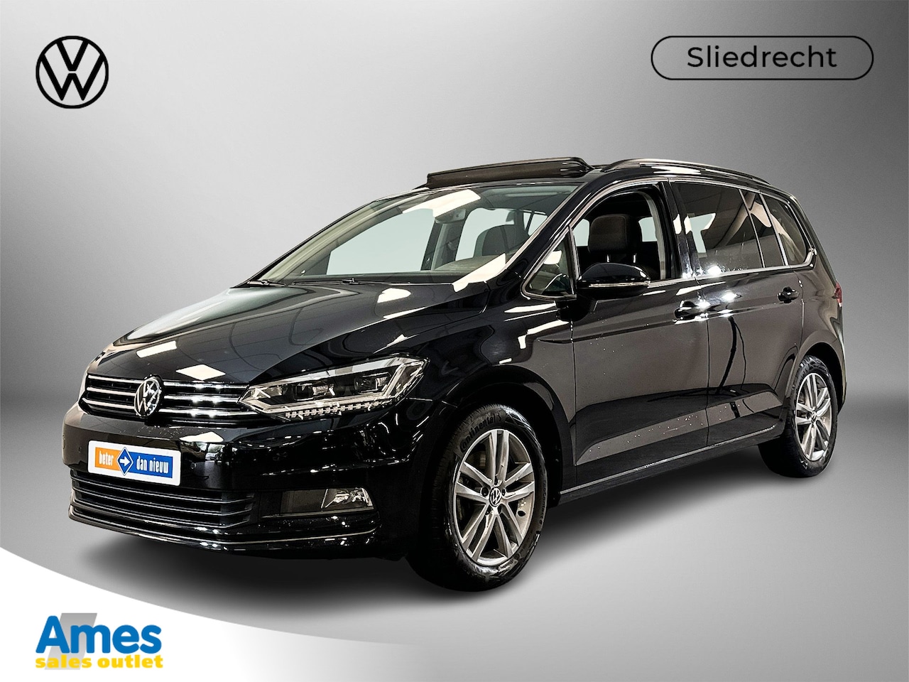 Volkswagen Touran - 1.5 TSI 150pk DSG Comfortline 7p | 7 zitplaatsen | Panoramadak | Dodehoeksensoren - AutoWereld.nl