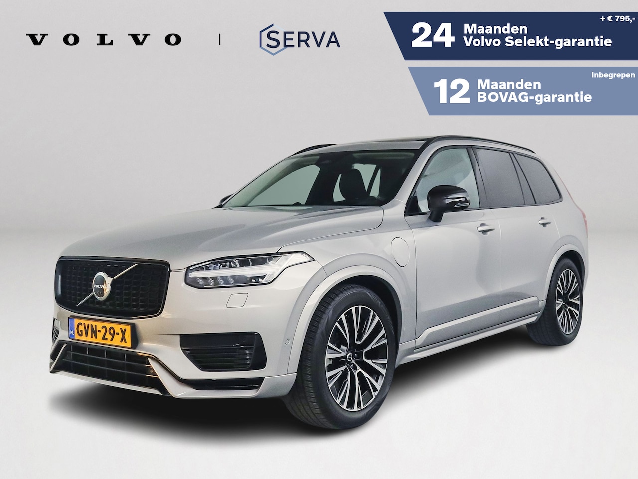 Volvo XC90 - T8 Plug-in hybrid AWD Ultra Dark | Panoramadak | 360° camera | Luchtvering | Head-up Displ - AutoWereld.nl