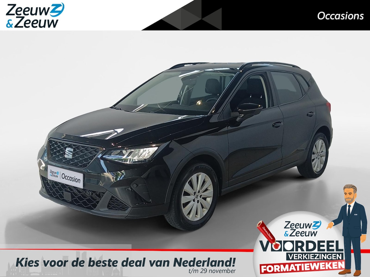 SEAT Arona - Check uitvoering *Navi+Camera*Climate Control*Carplay*Stoelverwarming*Parkeersensoren*ETC - AutoWereld.nl