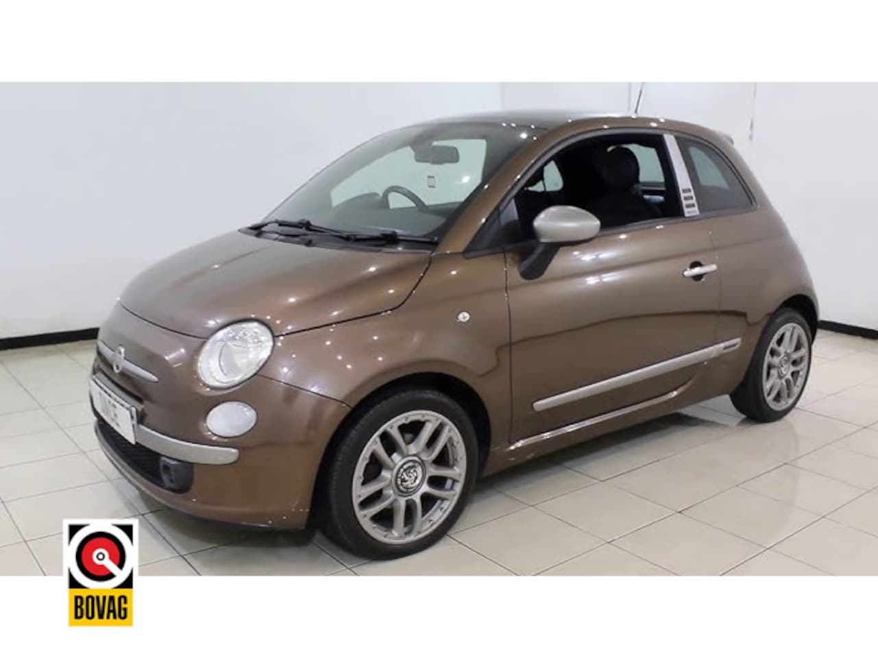 Fiat 500 - 1.2 by Diesel BRUIN 2009 | Airco | Limited Edition - AutoWereld.nl
