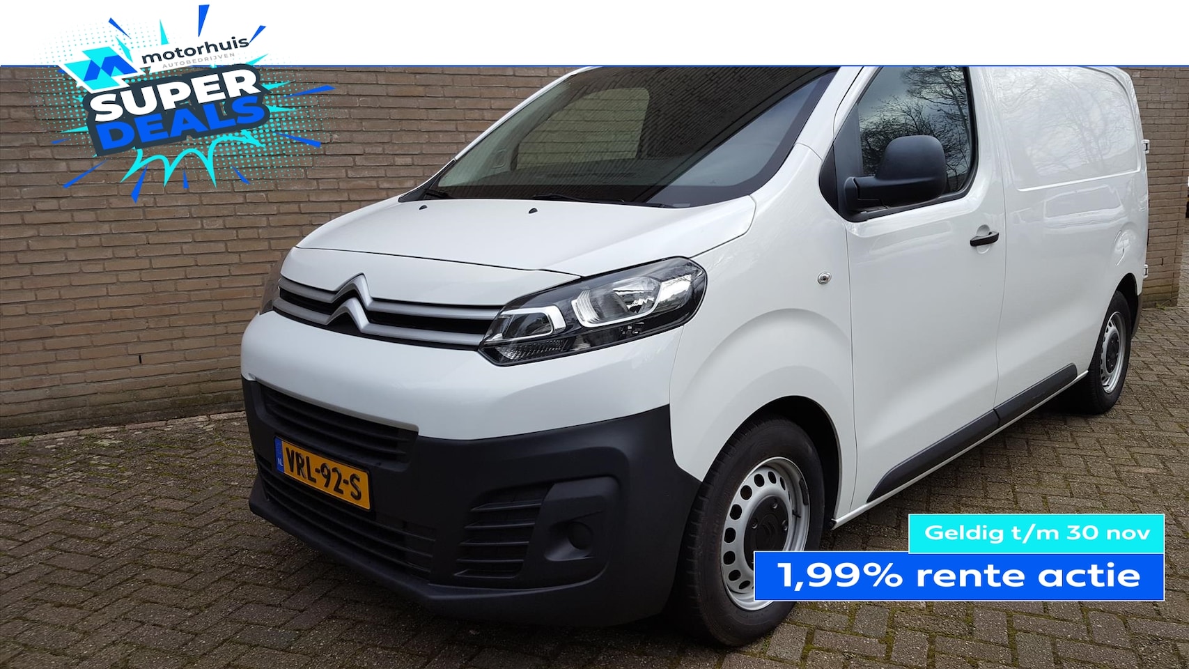 Citroën Jumpy - GB M 1.6 95PK 3-zits *EURO-6* | CRUISECONTROL | AIRCO | BLUETOOTH | - AutoWereld.nl
