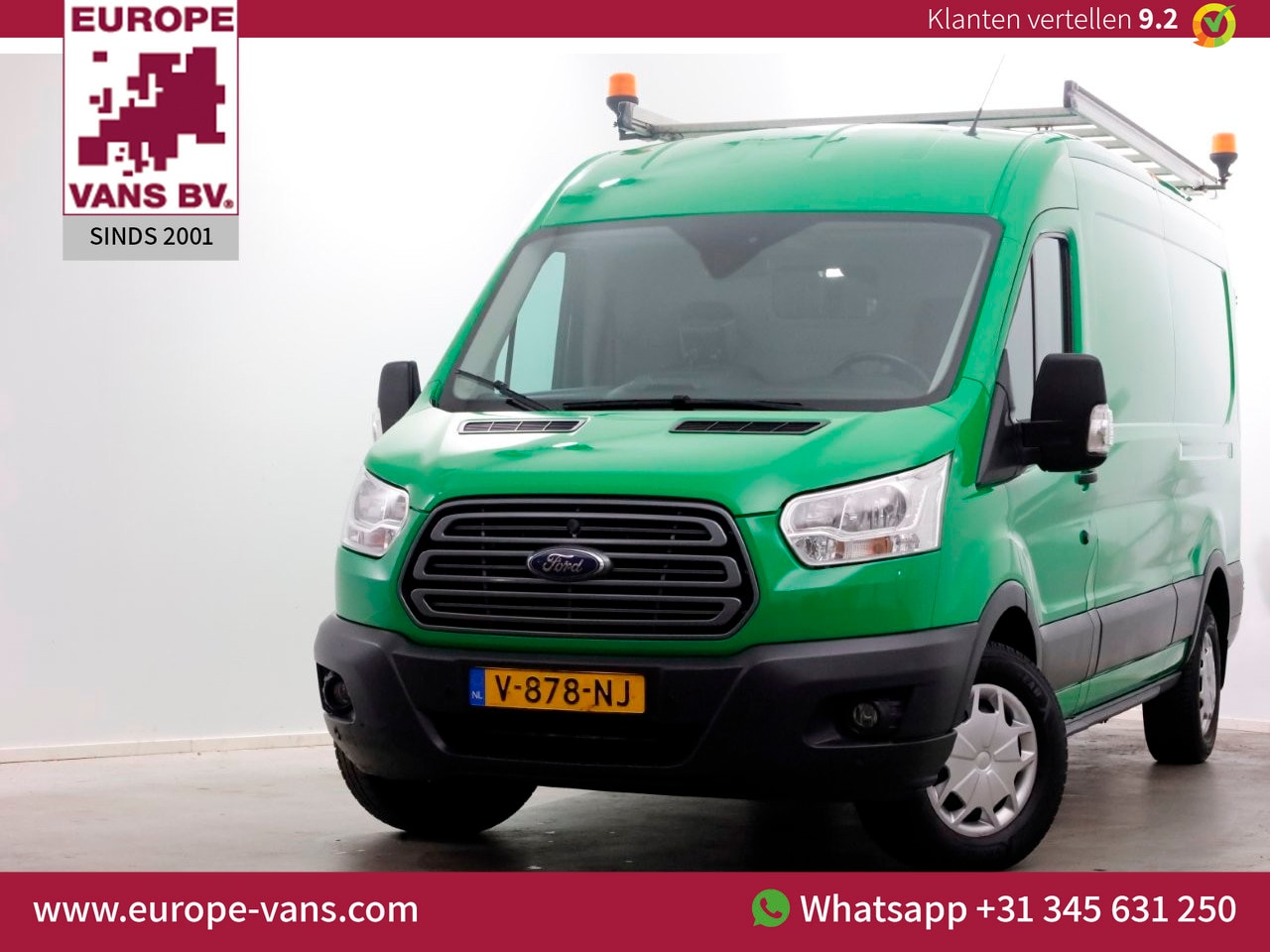 Ford Transit - 350 2.0 TDCI 130pk RWD L3H2 Trend Airco/Camera/Trekhaak 2800kg 03-2018 - AutoWereld.nl