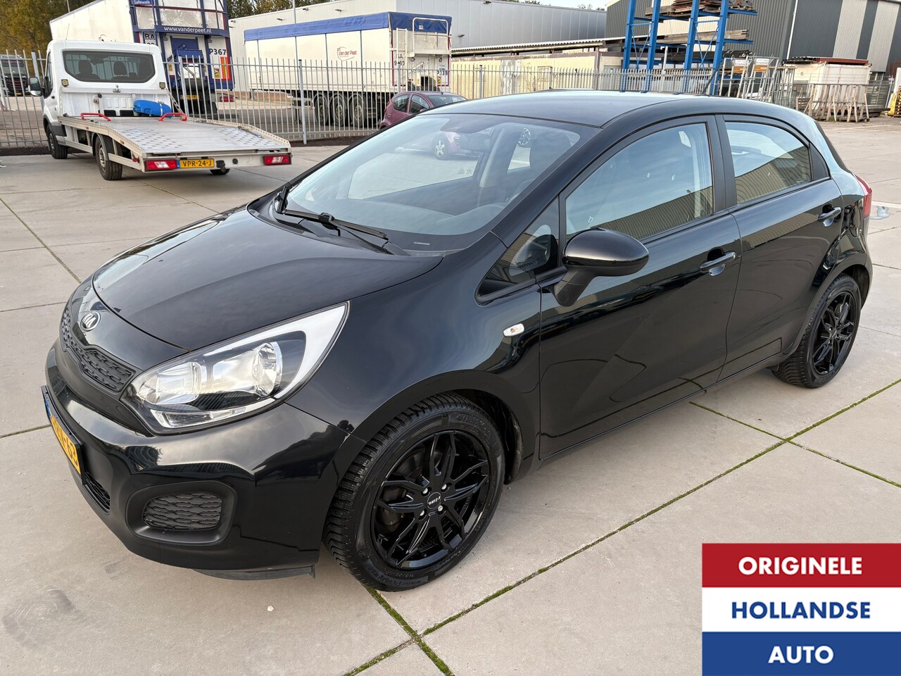 Kia Rio - 1.2 CVVT Airco Cruise Control Parksensor Black2Black - AutoWereld.nl