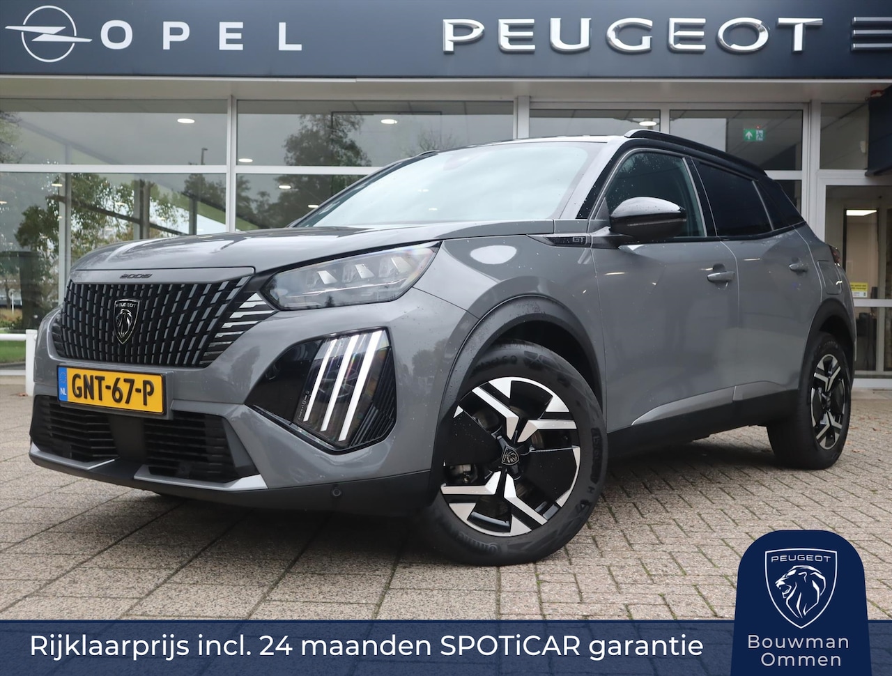 Peugeot 2008 - SUV GT Mild-Hybrid 145PK e-DCS6 Automaat, Rijklaarprijs, Navigatie Camera Adaptieve cruise - AutoWereld.nl