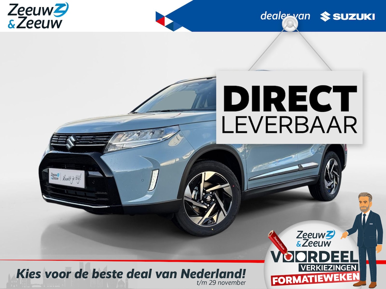 Suzuki Vitara - 1.4 Style | Direct Rijden | 1500kg Trekgew. | Laatste kans | Mega Deal!!! 2500 euro Kortin - AutoWereld.nl