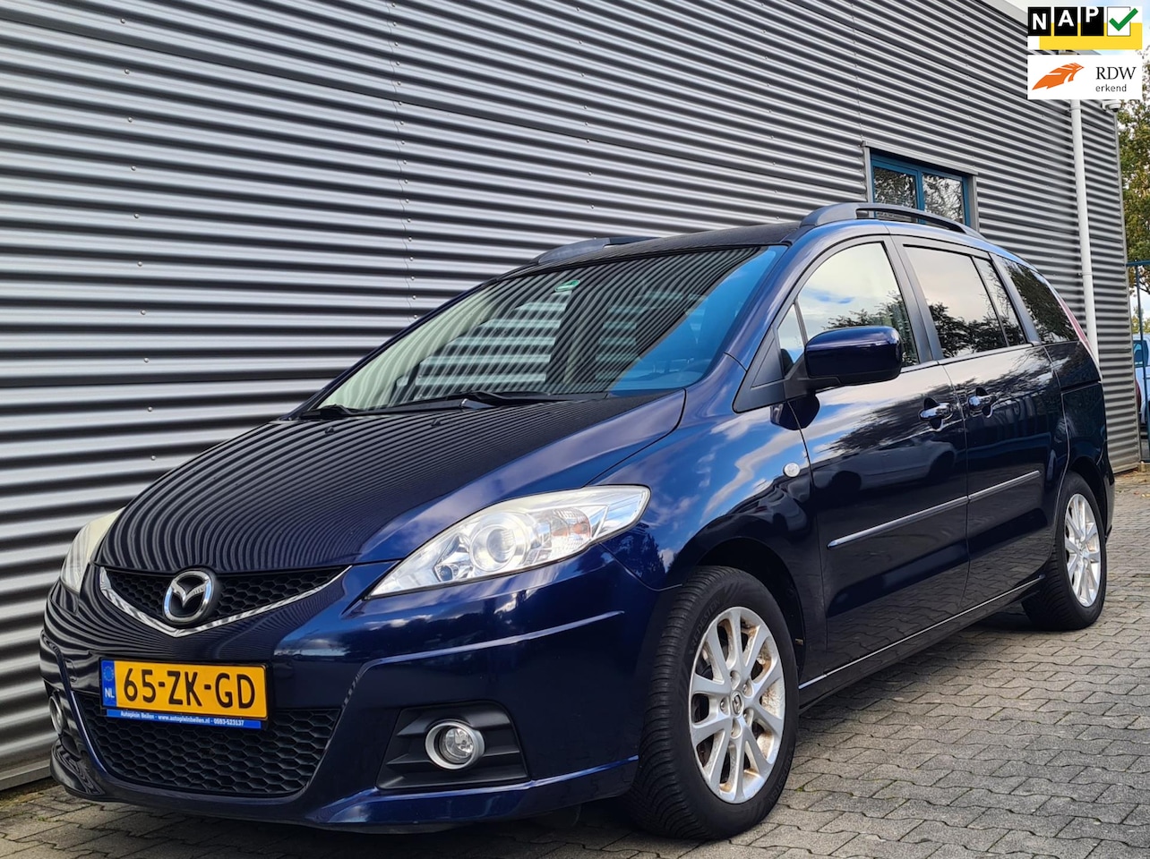 Mazda 5 - 1.8 Business (7 PERSOONS) 03-2008 Blauw Metallic - AutoWereld.nl