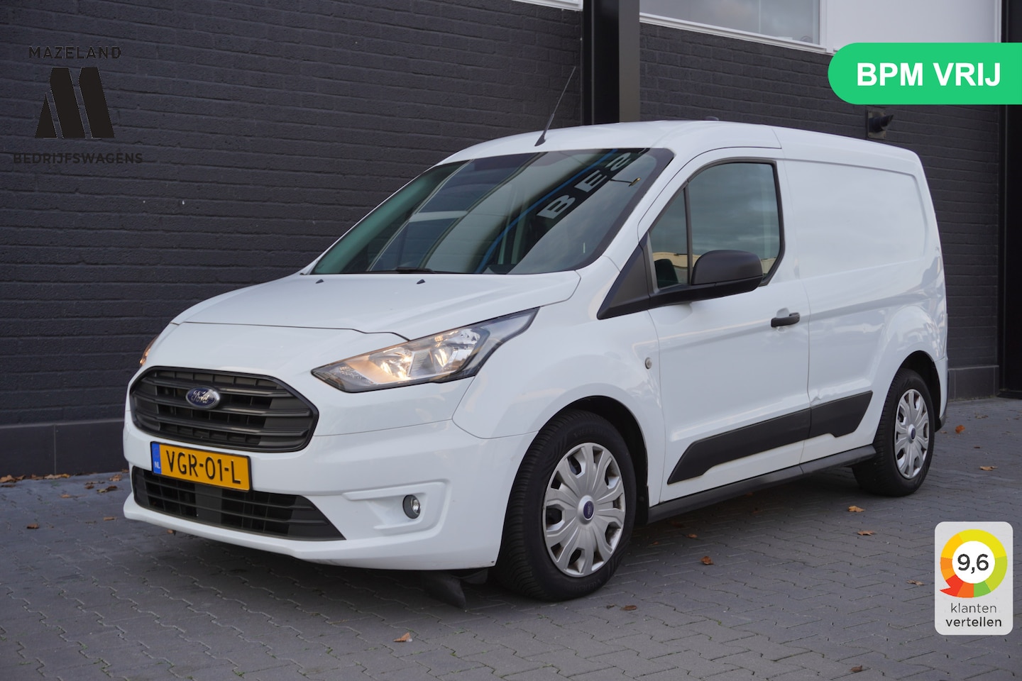Ford Transit Connect - 1.5 EcoBlue 100PK Automaat EURO 6 - Airco - Cruise -  €13.900,- Excl. - AutoWereld.nl