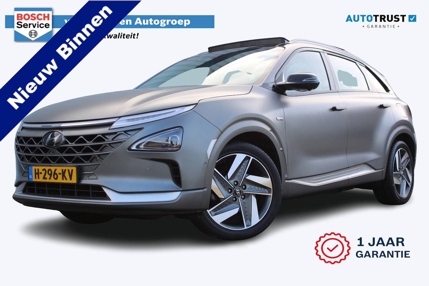 Hyundai NEXO - FCEV Plus Pack | Incl. 12 maanden garantie | Adaptieve cruise control | Stoel verwarming/v - AutoWereld.nl