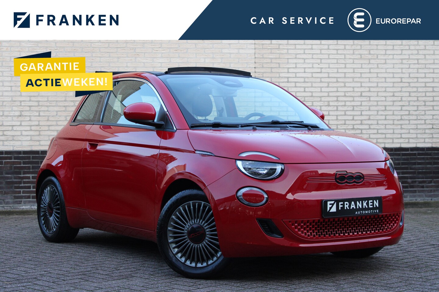 Fiat 500 - RED 42 kWh | Navigatie | Winterpack | Red edition - AutoWereld.nl