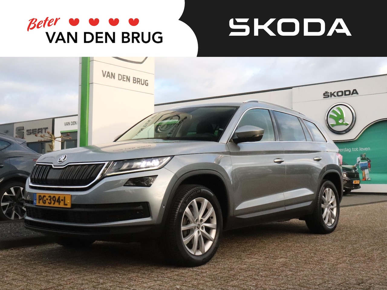 Skoda Kodiaq - 1.4 TSI Style Business 7-Persoons | Trekhaak | 360° Camera | Stoelverwarming | Stuurwielve - AutoWereld.nl