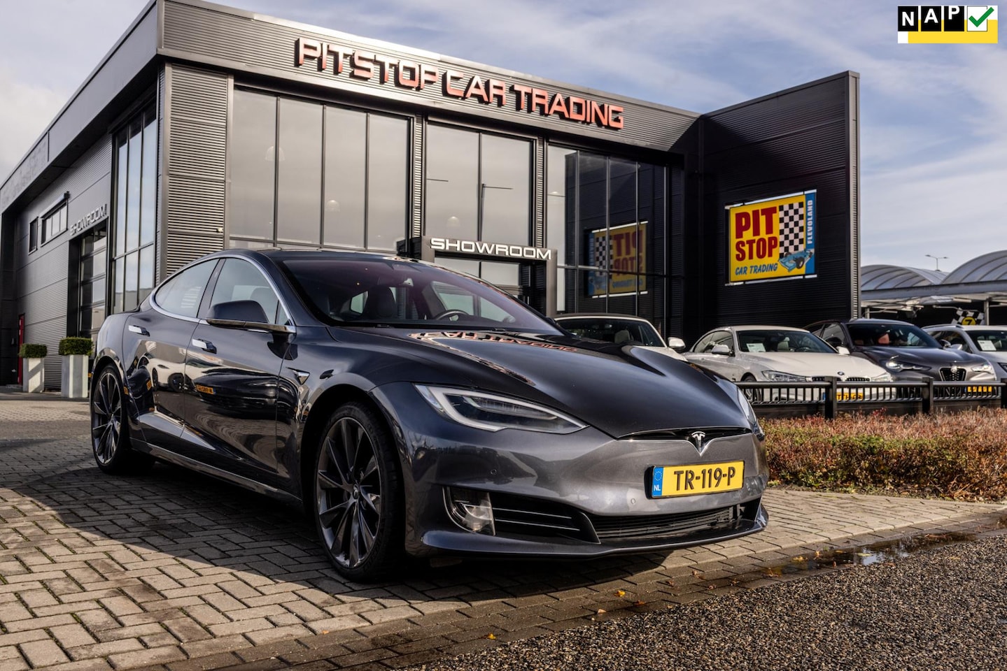 Tesla Model S - 100D 100D, 418 PK, NL Auto, Camera, Autopilot, Stoelverwarming! - AutoWereld.nl
